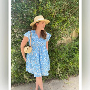 Kemble LIZA DRESS - SKY GARDEN